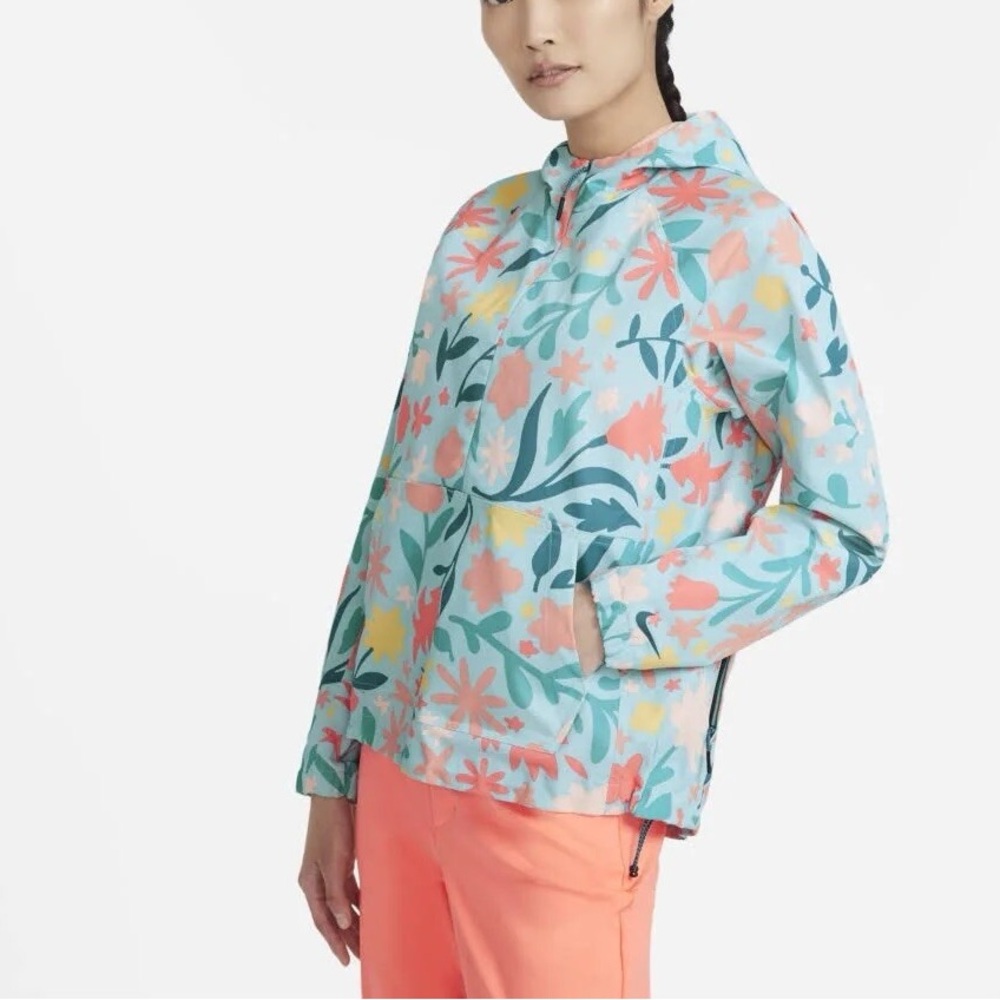 Nike Repel Women's Printed Golf Anorak Jacket packable